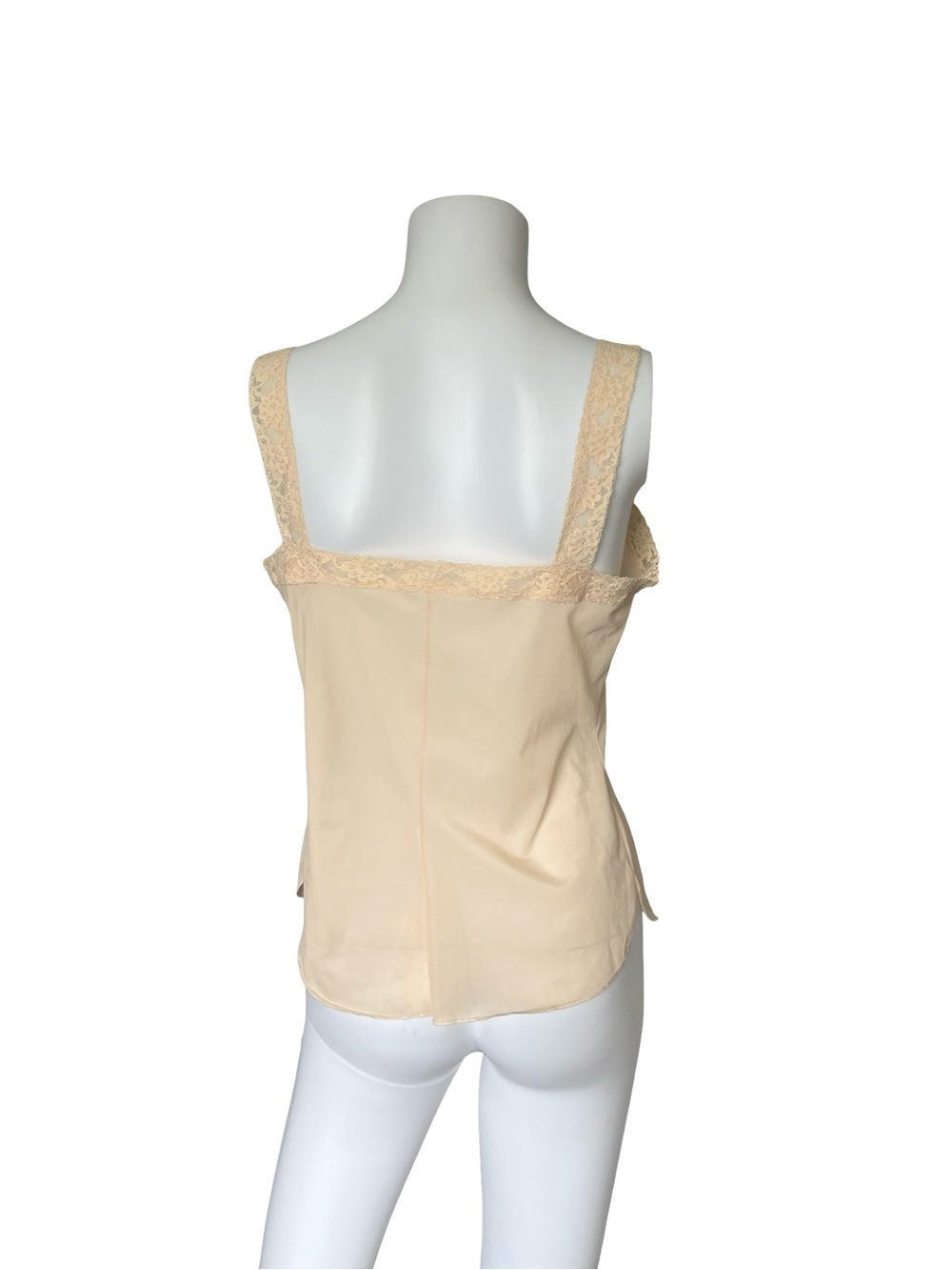 Vintage Olga Camisole Cami Lace Straps Tan Neutral Womens Size Medium - Picture 2 of 9